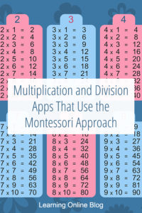 Multiplication tables - Multiplication and Division Apps That Use the Montessori Approach