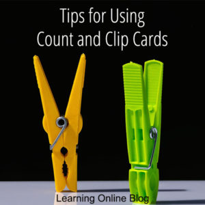 Clothespins - Tips for Using Count and Clip Cards