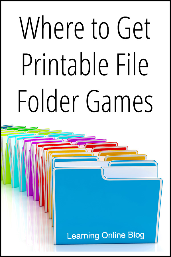 Where to Get Printable File Folder Games