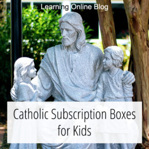 Statue of Jesus with children - Catholic Subscription Boxes for Kids