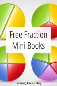 Circles divided into equal parts - Free Fraction Mini Books