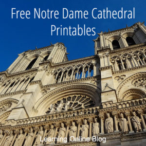 Notre Dame Cathedral - Free Notre Dame Cathedral Printables