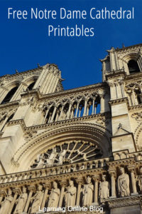 Notre Dame Cathedral - Free Notre Dame Cathedral Printables