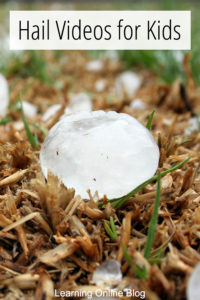 Hail on the ground - Hail Videos for Kids