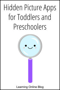 Magnifying glass with smiley face - Hidden Picture Apps for Toddlers and Preschoolers
