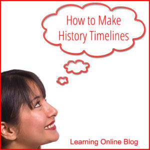 Woman thinking - How to Make History Timelines