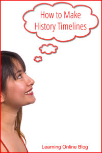 Woman thinking - How to Make History Timelines