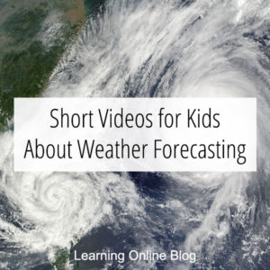 Satellite view of tropical storms - Short Videos for Kids About Weather Forecasting