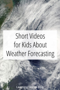Satellite view of two tropical storms - Short Videos for Kids About Weather Forecasting