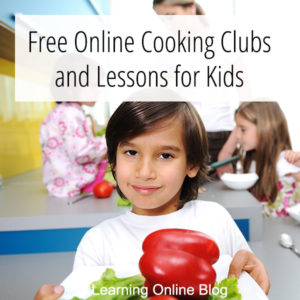 Boy holding salad - Free Online Cooking Clubs and Lessons for Kids
