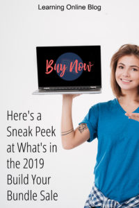 Woman holding laptop - Here's a Sneak Peek at What's in the 2019 Build Your Bundle Sale