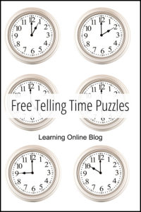 Clocks - Free Telling Time Puzzles