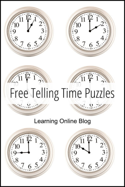 Free Telling Time Puzzles