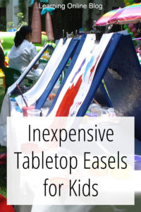 Easels - Inexpensive Tabletop Easels for Kids