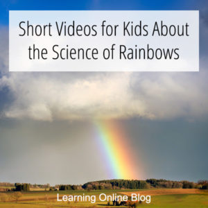 Rainbow over a field - Short Videos for Kids About the Science of Rainbows