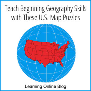 Map of USA - Teach Beginning Geography Skills with These U.S. Map Puzzles