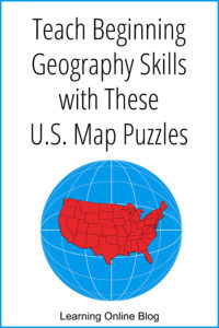 Map of USA - Teach Beginning Geography Skills with These U.S. Map Puzzles