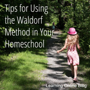 Girl running in the forest - Tips for Using the Waldorf Method in Your Homeschool