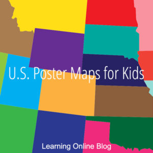 United States map - U.S. Poster Maps for Kids