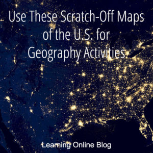 United States - Use These Scratch-Off Maps of the U.S. for Geography Activities