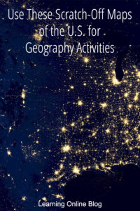 United States - Use These Scratch-Off Maps of the U.S. for Geography Activities