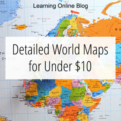 Detailed World Maps for Under $10