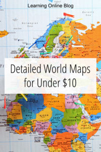 World map - Detailed World Maps for Under $10