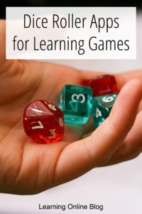 Hand holding dice - Dice Roller Apps for Learning Games