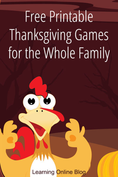 Free Printable Thanksgiving Games for the Whole Family