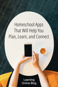 Woman holding cell phone - Homeschool Apps That Will Help You Plan, Learn, and Connect