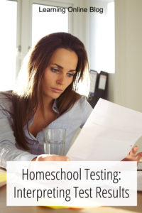 Woman looking at a piece of paper - Homeschool Testing: Interpreting Test Results