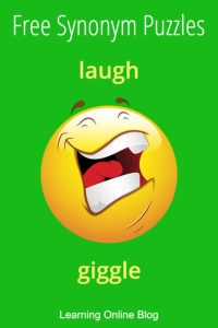 Laughing emoji - Free Synonym Puzzles