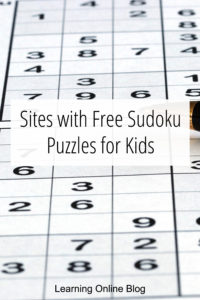 Sudoku - Sites with Free Sudoku Puzzles for Kids