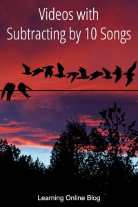 10 birds flying away - Videos with Subtracting by 10 Songs
