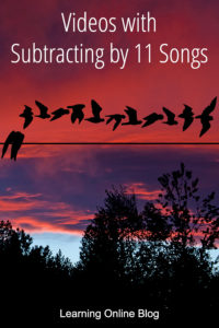 11 birds flying away - Videos with Subtracting by 11 Songs