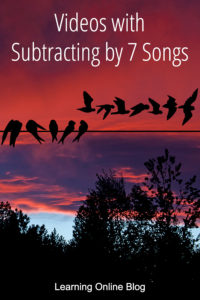 Seven birds flying away - Videos with Subtracting by 7 Songs