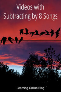 8 birds flying away - Videos with Subtracting by 8 Songs