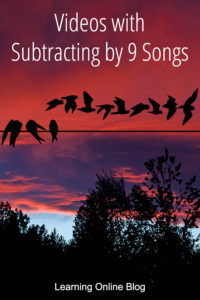 9 birds flying away - Videos with Subtracting by 9 Songs