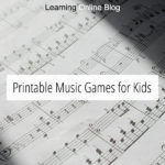 Printable Music Games for Kids