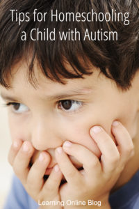 Boy with head in hands - Tips for Homeschooling a Child with Autism