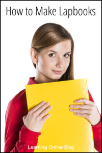 Woman holding file folder - How to Make Lapbooks