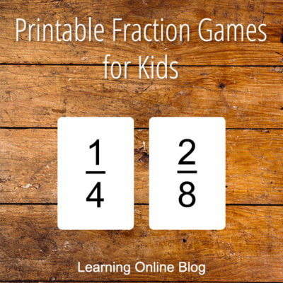 Printable Fraction Games for Kids