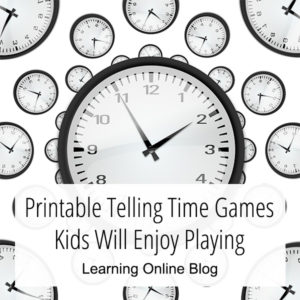 Clocks - Printable Telling Time Games Kids Will Enjoy Playing