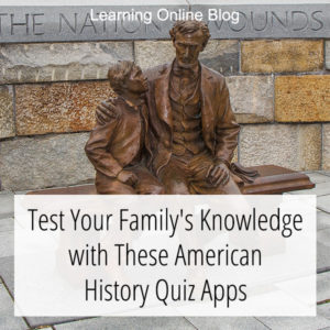 Statue of Abraham Lincoln and a child - Test Your Family's Knowledge with These American History Quiz Apps