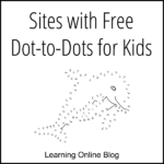 Sites with Free Dot-to-Dots for Kids