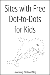Dot-to-dot dolphin - Sites with Free Dot-to-Dots for Kids