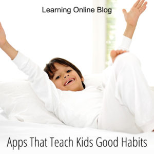 Boy waking up - Apps That Teach Kids Good Habits