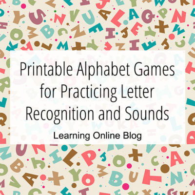 Printable Alphabet Games for Practicing Letter Recognition and Sounds