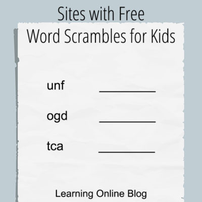 Sites with Free Word Scrambles for Kids