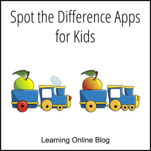 Two toy trains - Spot the Difference Apps for Kids